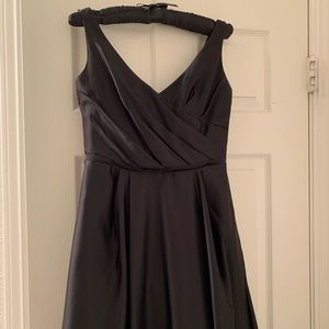 David’s Bridal Black Bridesmaid Dress